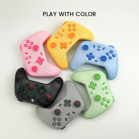 لوحة ألعاب لاسلكية GameSir Nova Lite لأجهزة الكمبيوتر الشخصية وAndroid وiOS وSwitch وSteam Deck - وحدة تحكم خضراء مع عصا تحكم ذات تأثير Hall، وضع Turbo، اهتزاز مزدوج، بلوتوث و2.4G - أخضر in Kuwait