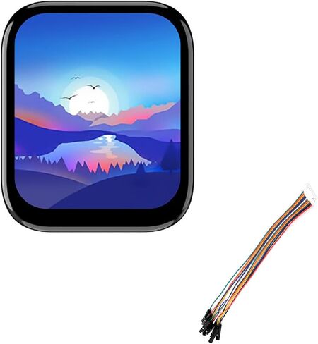 وحدة LCD تعمل باللمس 1.83 بوصة 240 × 284 IPS TFT، شاشة ST7789P SPI، CST816D I2C تعمل باللمس بالسعة، 262 ألف لون، 3.3 فولت/5 فولت، لـ Raspberry Pi/Pico، متوافقة مع Arduino/STM32/ESP32S3 in Kuwait