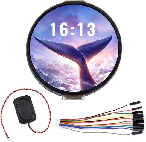 Waveshare ESP32-S3 1.32inch AMOLED Round Touch Display Development Board, 466×466 Pixels, QSPI Interface, Supports Wi-Fi and BT 5 in Kuwait