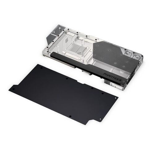 Phanteks (PH-GB4090GB_CR01_BP) Glacier G4090 GIGABYTE for GIGABYTE AORUS Master/Gaming RTX 4090, Nickel-Plated Copper Block, Acrylic, Aluminum Cover Plate, Digital-RGB, Chrome in Kuwait
