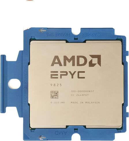 معالج AMD EPYC الجيل الخامس 9005 سلسلة 144 نواة - موديل 9825، 2.2 جيجا هرتز، 288 خيط، مقبس SP5، ذاكرة تخزين مؤقت L3 سعة 384 ميجابايت، Zen 5c in Kuwait