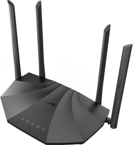 Tenda AC2100 Smart WiFi Router AC19 - موجه إنترنت جيجابت ثنائي النطاق (يصل إلى 2033 ميجابت في الثانية) للمنزل | 4 منافذ LAN + 1 منفذ USB | تقنية 4X4 MU-MIMO | الرقابة الأبوية متوافقة مع اليكسا in Kuwait