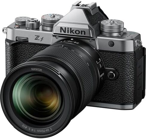 كاميرا Nikon Zf بدون مرآة مع عدسة مقاس 24-70 مم f/4 (فضية) مع ملحقات متقدمة وحزمة سفر | 2016 | نيكون ZF 24-70 ملم f/4 in Kuwait