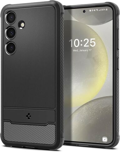 Spigen for Galaxy S24 Case, Rugged Armor [Military-Grade Protection] - Matte Black in Kuwait