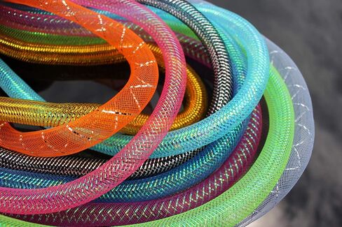 Tigofly 9 pcs/lot 9 Colors 16mm 20mm Wide Mylar Tinsel Mesh Tube 1m per Color Total 9m Fly Tying Materials in Kuwait