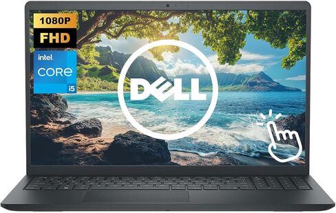 كمبيوتر محمول للأعمال بشاشة تعمل باللمس مقاس 15.6 بوصة من Dell، وذاكرة وصول عشوائي 32 جيجابايت، ومحرك أقراص SSD سعة 2 تيرابايت، ومعالج Intel Core i5-1334U (10-Core)، وشاشة LED FHD 1920 x 1080، وقارئ بطاقة SD، ونظام التشغيل Windows 11 Home، أسود كربوني in Kuwait
