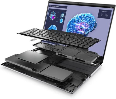 الكمبيوتر المحمول Dell Precision 7680 Workstation (2023) | 16 بوصة 1920x1200 FHD+ | Core i5-13600HX - محرك أقراص ثابتة SSD سعة 256 جيجابايت - ذاكرة وصول عشوائي سعتها 16 جيجابايت | 14 نواة بسرعة 4.8 جيجا هرتز Win 11 Pro فضي (متجدد) in Kuwait