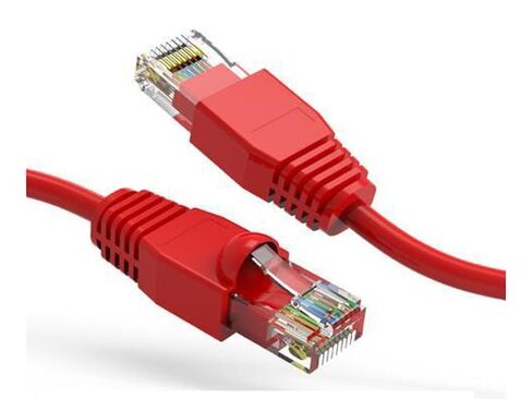 20Ft Cat6A UTP Ethernet Network Booted Cable, 24AWG 20 Feet Gigabit LAN Network Cable RJ45 High Speed Patch Cable (Red) in Saudi Arabia