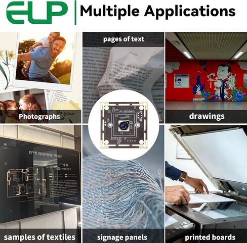 ELP 16mp وحدة كاميرا USB للتركيز التلقائي للكمبيوتر Mini UVC USB2.0 4K USB كاميرا ويب AF مع عدسة صغيرة الحجم 100 درجة IMX298 Video Lightburn Webcamera لوحة كاميرا ويب صناعية مدمجة للكمبيوتر المحمول in Kuwait
