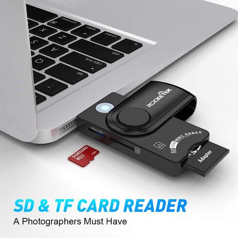 قارئ بطاقات ذكية، محول بطاقة SIM USB 4 في 1، قارئ بطاقة Identiv Credit ID CAC عسكري، قارئ بطاقة الوصول المشترك، SIM/MMC/RS&4.0/SDHC/SDXC/SD/TF/بطاقة Micro SD لنظام التشغيل Windows، Linux/Unix، MacOS X in Kuwait