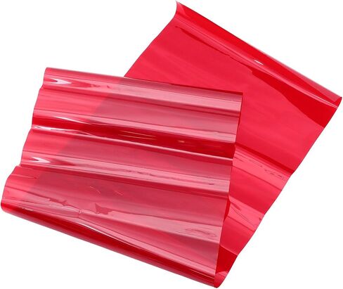 Sunset Light Filter Pet Sheet for Photography and Video, 40x100cm Red Lighting Film Overlay, Color Filter for Flash Strobe and Studio Lighting in Kuwait