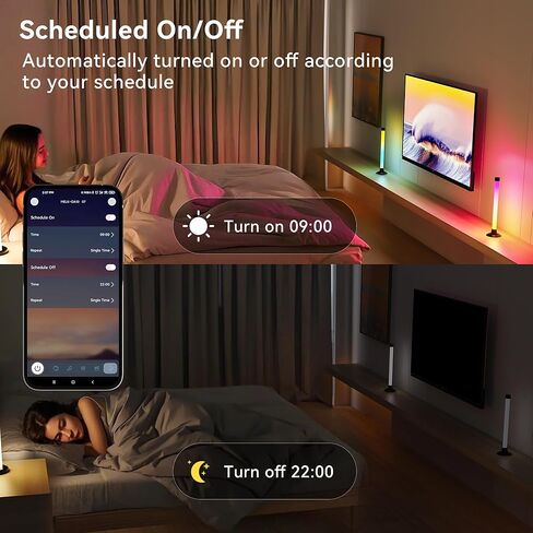 Ledagic Led Light Bar with Music Sync, Color Changing TV Backlight App & Remote Control, IC+RGB & W Smart RGB Light Bar, USB Powered Led Lights for TV, PC Room Monitor Backlight Gaming Accessories in Kuwait