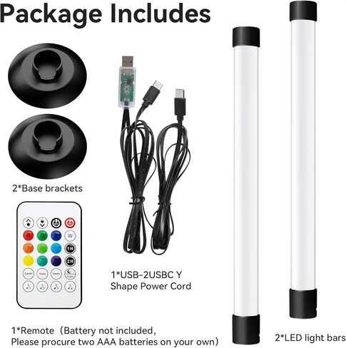 Ledagic Led Light Bar with Music Sync, Color Changing TV Backlight App & Remote Control, IC+RGB & W Smart RGB Light Bar, USB Powered Led Lights for TV, PC Room Monitor Backlight Gaming Accessories in Kuwait