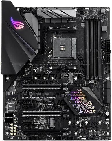 اللوحات الأم للكمبيوتر ASUS ROG Strix B450-F مقبس اللوحة الأم للألعاب AM4 DDR4 للوحة AMD B450M B450 الأصلية لسطح المكتب in Kuwait