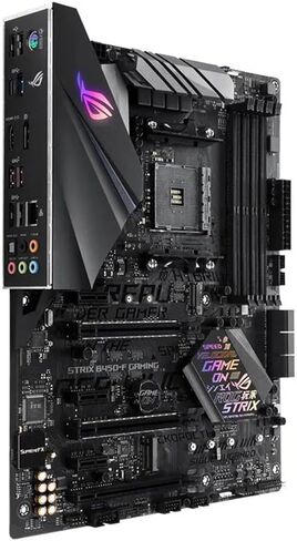 اللوحات الأم للكمبيوتر ASUS ROG Strix B450-F مقبس اللوحة الأم للألعاب AM4 DDR4 للوحة AMD B450M B450 الأصلية لسطح المكتب in Kuwait