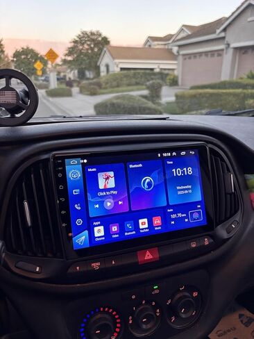 2G+32G 9 inch Car Stereo Radio for Dodge Ram Promaster City 2015-2021, w/GPS WiFi 2020 2019 2018 2017 2016 Touchscreen Car Receiver w/carplay w/Android Auto in Kuwait
