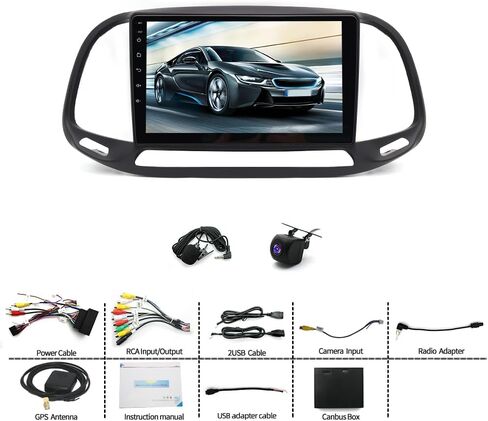2G+32G 9 inch Car Stereo Radio for Dodge Ram Promaster City 2015-2021, w/GPS WiFi 2020 2019 2018 2017 2016 Touchscreen Car Receiver w/carplay w/Android Auto in Kuwait