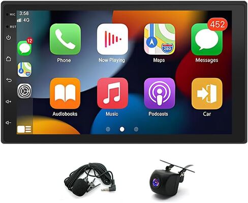 Double Din Radio Stereo for Nissan Frontier 2010-2021 with Wireless Carplay & Android Auto,7 Inch Android 13 Car Audio Receiver GPS Navigation Unit with Bluetooth Head Unit WiFi SWC in Kuwait