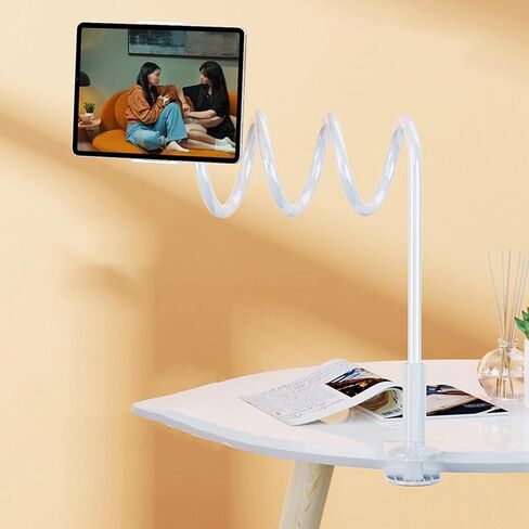 hejhncii Gooseneck Phone Holder Tablet Stand for Bed Adjustable Flexible Lazy Arm Phone Holder Mount Replacement Flexible in Saudi Arabia
