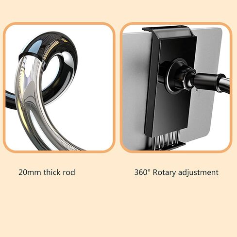 hejhncii Gooseneck Phone Holder Tablet Stand for Bed Adjustable Flexible Lazy Arm Phone Holder Mount Replacement Flexible in Saudi Arabia