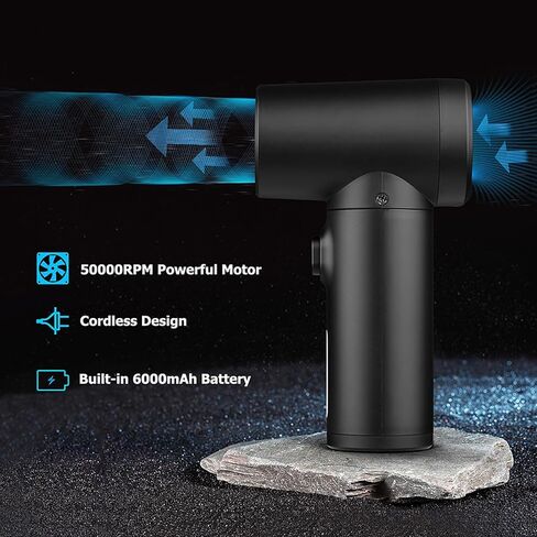 Mini Air Duster and Inflator Air Pump for Home and Car Use with LED Light in Kuwait