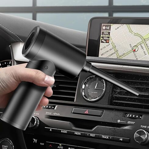 Mini Air Duster and Inflator Air Pump for Home and Car Use with LED Light in Kuwait