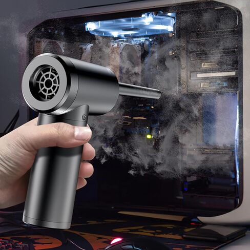 Mini Air Duster and Inflator Air Pump for Home and Car Use with LED Light in Kuwait