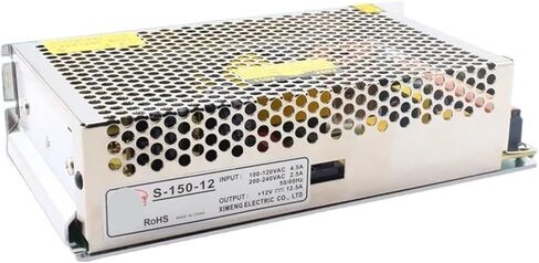 S-150-12 12V 12.5A 150W LED تحويل التيار الكهربائي 110V 220V AC إلى DC 12V محول الإخراج in Kuwait