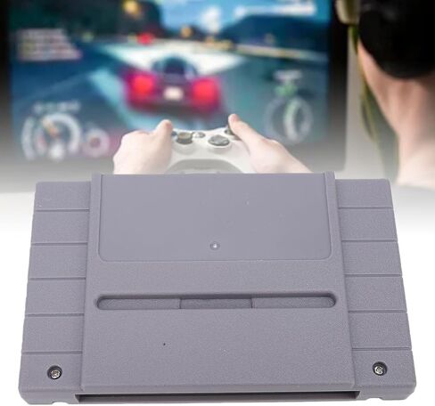 خرطوشة ألعاب LICAEVEY مناسبة لـ SNES JP EU US، خرطوشة فلاش لوحدات تحكم ألعاب الفيديو 16 بت مع وظيفة تحميل الحفظ الفوري، تدعم ذاكرة القراءة فقط حتى 96 ميجابت للألعاب القديمة in Kuwait