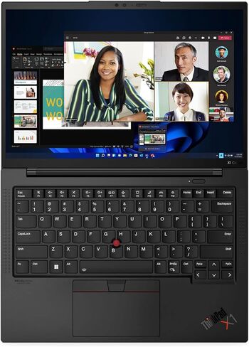 Lenovo أحدث ThinkPad X1 Carbon Gen 10، Intel i7-1260P (12 نواة)، 14 بوصة FHD IPS، مضاد للتوهج، 16 جيجابايت DDR5، 512 جيجابايت SSD، قارئ بصمات الأصابع، كاميرا 1080 بكسل، Win 11 Pro (موزع معتمد) (متجدد) in Kuwait