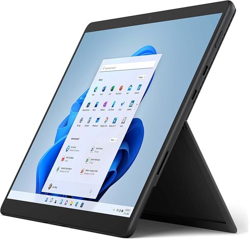 Microsoft Surface Pro 8 LTE Unlocked Tablet, Intel Evo i5, 16GB RAM, 256GB SSD, Intel Iris Xe Graphics 13" Touchscreen Windows 11 PRO, Platinum (Renewed) in Kuwait