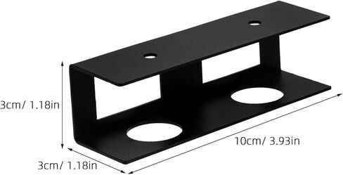 Sewroro Desk Laptop Holder and Keyboard Tray Metal Storage Rack Black Space-Saving Mount for Office and Home Computer Accessories in Kuwait