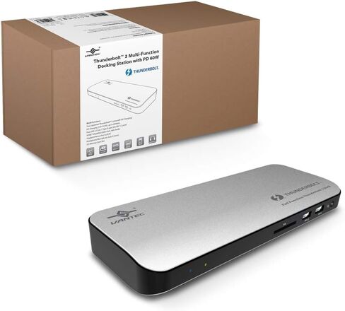 Vantec Thunderbolt 3 Multi-Function Docking Station, HDMI, Gigabit, SD, Audio, with Power Delivery 60W (DSH-400TB3) in Kuwait