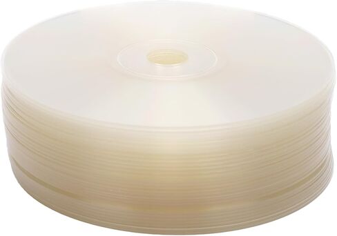 RIZGHWOY 30PCS Clear CD for Painting, 12cm Transparent Blank CDs for DIY Craft Room Decor Party Supplies, for Wall Art Disco Xmas Birthday in Kuwait