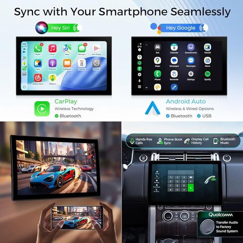 XTRONS Qualcomm 685 Android Car Stereo for Range Rover L405 Sport L494 Bosch System, 13.3 Inch Curved QLED Touch Screen GPS Navigation Support Wireless CarPlay Android Auto 4G LTE Backup Camera 8+128G in Kuwait