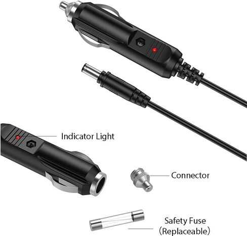 Car DC Adapter for Uniden BC-340CRS-B BC-370CRS-B BC340CRS BC370CRS Scanner Auto Vehicle Boat RV Plug Power Supply Cord Cable Charger in Kuwait