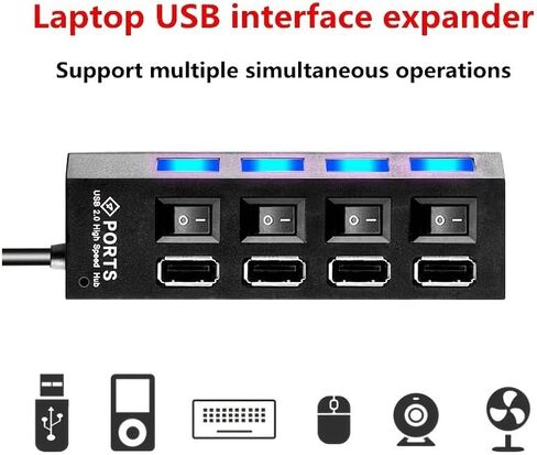 موزع USB متعدد الوظائف - صغير الحجم وفعال وسهل الاستخدام لتوسيع المنافذ in Kuwait