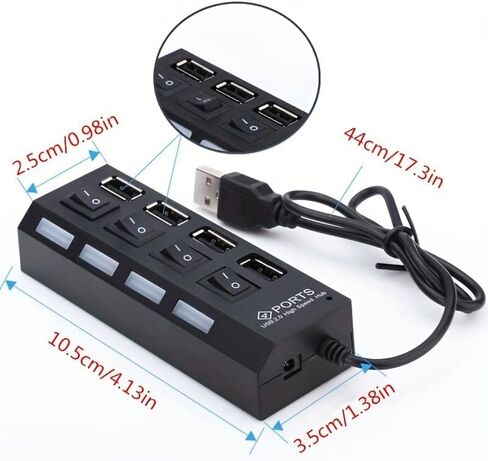 موزع USB متعدد الوظائف - صغير الحجم وفعال وسهل الاستخدام لتوسيع المنافذ in Kuwait