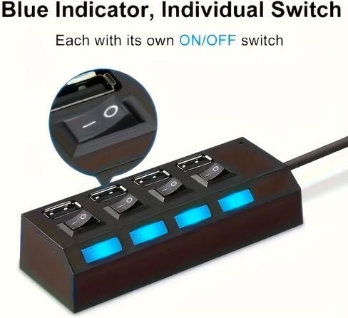موزع USB متعدد الوظائف - صغير الحجم وفعال وسهل الاستخدام لتوسيع المنافذ in Kuwait