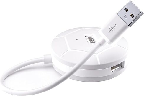 موزع USB 2.0 مزود بـ 4 منافذ USB مع منفذ طاقة من النوع C بسرعة 480 ميجابت في الثانية لنقل البيانات السريع لأجهزة الكمبيوتر المحمولة والأجهزة الطرفية in Kuwait