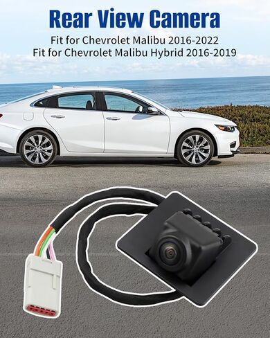 23334180 Rear View Park Assist Camera Fit for Chevrolet Malibu 2016-2022 Malibu Hybrid 2016-2019 Vision Backup Reverse Camera in Kuwait