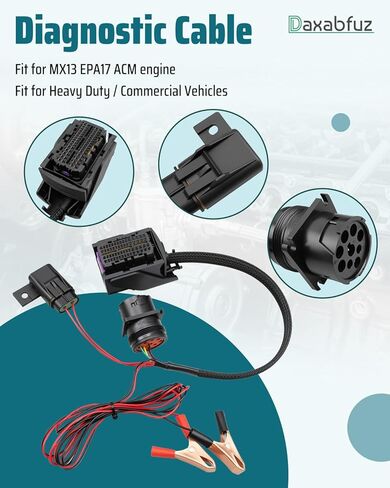 Diagnostic Cable Fit for Paccar MX13 EPA17 ACM Engine in Kuwait