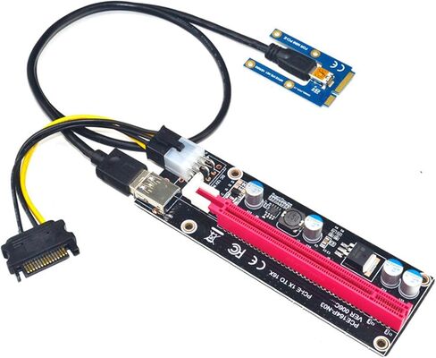 DAGIJIRD MINI PCI-E Riser Board PCIe إلى PCI Express 16X Riser لأجهزة الكمبيوتر المحمول بطاقة الرسومات الخارجية EXP GDC BTC MPCIe إلى بطاقة تعدين فتحة PCI-E in Kuwait