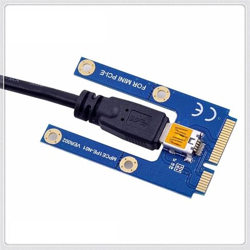 DAGIJIRD MINI PCI-E Riser Board PCIe إلى PCI Express 16X Riser لأجهزة الكمبيوتر المحمول بطاقة الرسومات الخارجية EXP GDC BTC MPCIe إلى بطاقة تعدين فتحة PCI-E in Kuwait