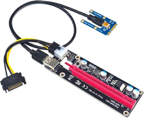 DAGIJIRD MINI PCI-E Riser Board PCIe إلى PCI Express 16X Riser لأجهزة الكمبيوتر المحمول بطاقة الرسومات الخارجية EXP GDC BTC MPCIe إلى بطاقة تعدين فتحة PCI-E in Kuwait