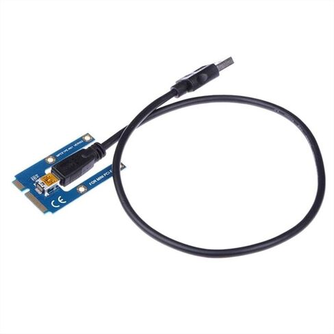 DAGIJIRD MINI PCI-E Riser Board PCIe إلى PCI Express 16X Riser لأجهزة الكمبيوتر المحمول بطاقة الرسومات الخارجية EXP GDC BTC MPCIe إلى بطاقة تعدين فتحة PCI-E in Kuwait