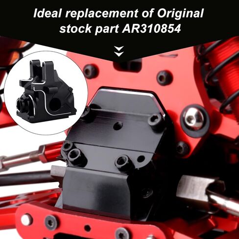 Aluminum Gearbox Case Set HD for 6S Arrma Kraton Typhon Notorious Outcast Mojave Infraction Felony Talion Limitless BLX, Replaces AR310854 (Red) in Saudi Arabia