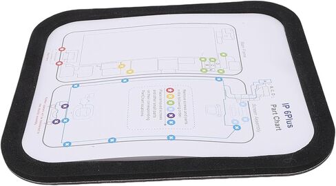 Fabater Magnetic Screw Mat, Strong Magnetic Base 35 in 1 Phone Repair Organizer, Screw Position Memory Pad with Guide Diagrams for 6 to 16 Series in Kuwait