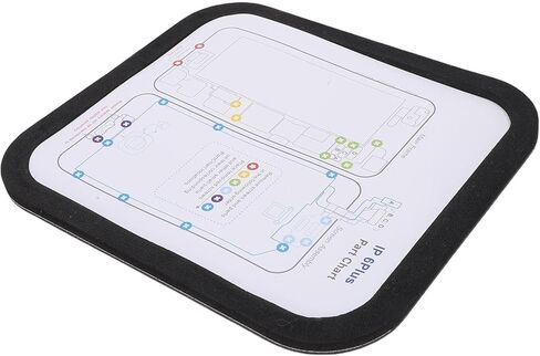 Fabater Magnetic Screw Mat, Strong Magnetic Base 35 in 1 Phone Repair Organizer, Screw Position Memory Pad with Guide Diagrams for 6 to 16 Series in Kuwait