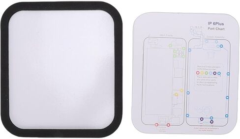 Fabater Magnetic Screw Mat, Strong Magnetic Base 35 in 1 Phone Repair Organizer, Screw Position Memory Pad with Guide Diagrams for 6 to 16 Series in Kuwait
